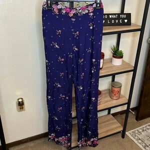 SHOSHO NWT Floral Palazzo Pant size L
